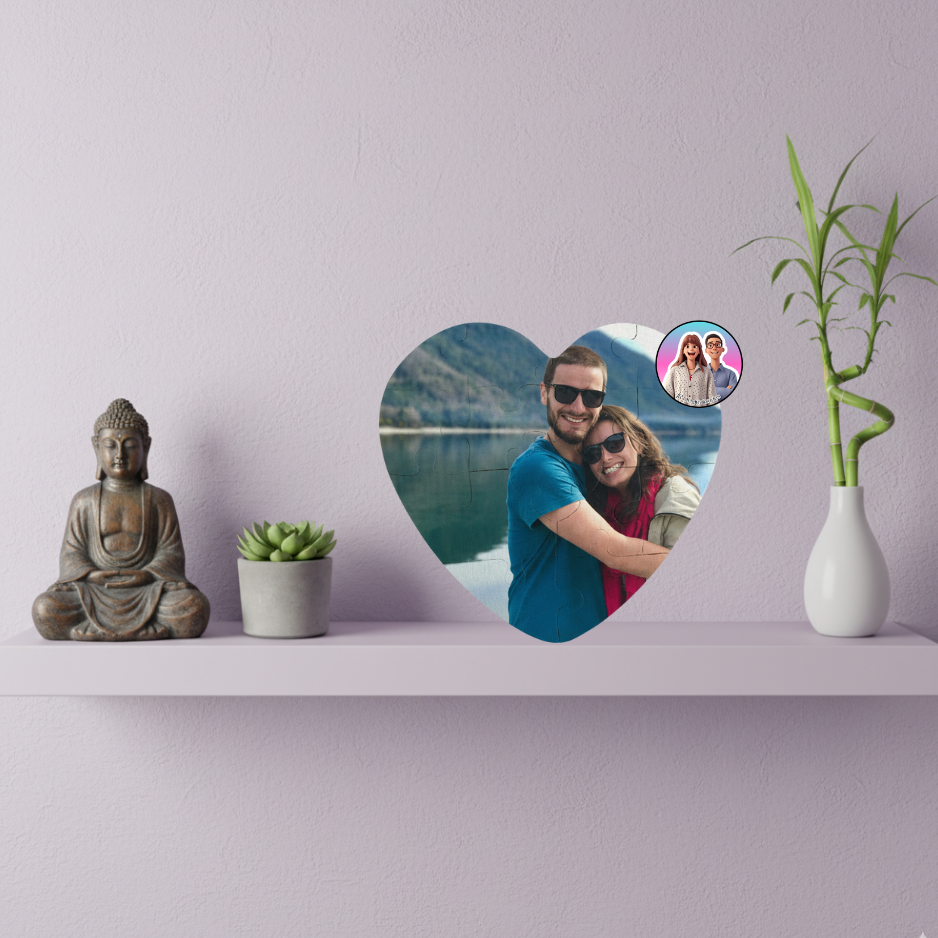 Puzzle de Cortiça Coração - Image 4